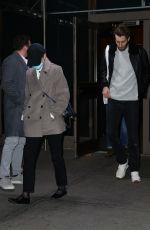 EMMA STONE Leaves Madison Square Garden in New York 01/31/2023