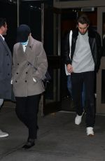 EMMA STONE Leaves Madison Square Garden in New York 01/31/2023