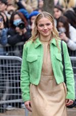 EMMABROOKS Arrives at Fendi Fashion Show at MFW in Milan 02/22/2023