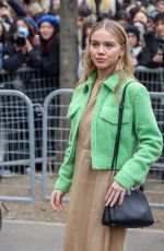 EMMABROOKS Arrives at Fendi Fashion Show at MFW in Milan 02/22/2023
