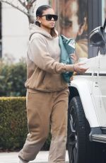 ENIKO PARRISH Arrives at Fazio Cleaners in Calabasas 02/21/2023