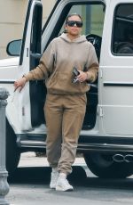 ENIKO PARRISH Arrives at Fazio Cleaners in Calabasas 02/21/2023
