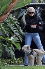 ERIKA JAYNE Out for Her Dog in Los Angeles 02/22/2023