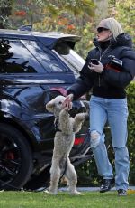 ERIKA JAYNE Out for Her Dog in Los Angeles 02/22/2023