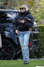 ERIKA JAYNE Out for Her Dog in Los Angeles 02/22/2023