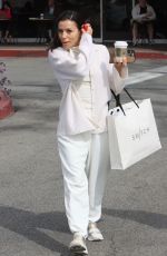 EVA LONGORIA Out Make-up-free at Beverly Glen Mall in Beverly Hills 02/16/2023
