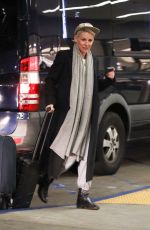 EVANGELINE LILLY at LAX Airport in Los Angeles 02/08/2023