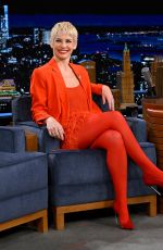 EVANGELINE LILLY at Tonight Show Starring Jimmy Fallon 02/09/2023