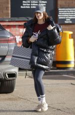 FERNE MCCANN Leaves a Gym in Essex 01/31/2023