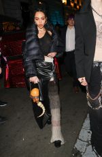 FKA TWIGS Leaves BAFTA Awards Afterparty in London 02/19/2023