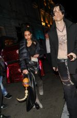 FKA TWIGS Leaves BAFTA Awards Afterparty in London 02/19/2023