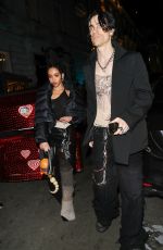 FKA TWIGS Leaves BAFTA Awards Afterparty in London 02/19/2023