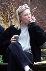FLORENCE PUGH Out with Her Brother in London 02/20/2023