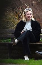 FLORENCE PUGH Out with Her Brother in London 02/20/2023