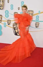 FLORENCE PUGH at EE Bafta Film Awards 2023 in London 02/19/2023