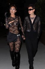 FRANCESCA FARGHO Arrives at Netflix Afterparty at Baltaire Restaurant in Los Angeles 02/02/2023