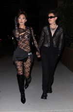 FRANCESCA FARGHO Arrives at Netflix Afterparty at Baltaire Restaurant in Los Angeles 02/02/2023