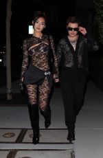 FRANCESCA FARGHO Arrives at Netflix Afterparty at Baltaire Restaurant in Los Angeles 02/02/2023