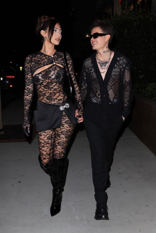 FRANCESCA FARGHO Arrives at Netflix Afterparty at Baltaire Restaurant in Los Angeles 02/02/2023