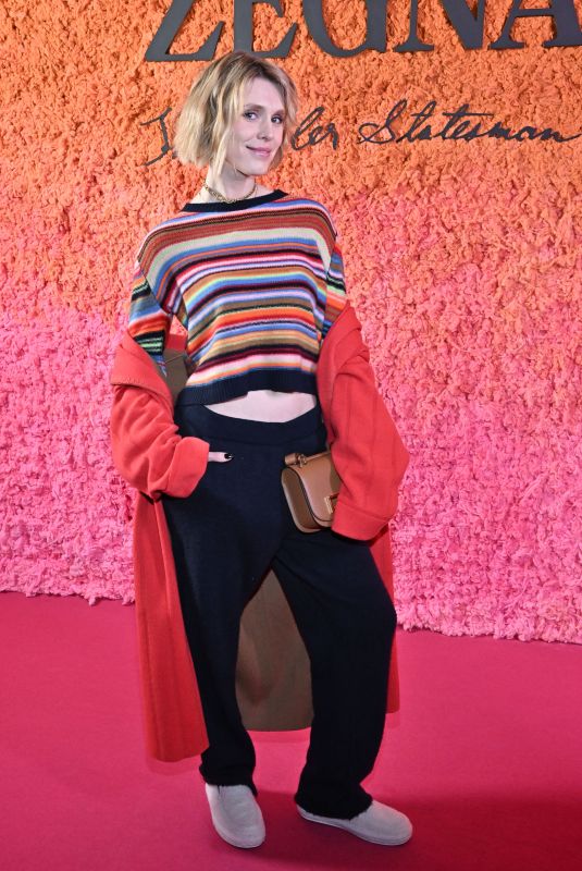 GAIA WEISS at Zegna x Elder Statesman Party at Fashion Week in Paris 02/27/2023