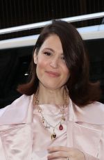 GEMMA ARTERTON Arrives at Zoe Ball Breakfast Show in London 02/08/2023