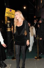GEORGIA MAY JAGGER Leaves Warner Records Birt Awards Afterparty in London 02/11/2023