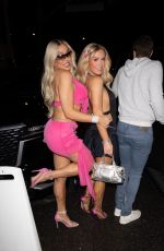 GIGI GORGEOUS and LA DEMI Leaves Paris Hilton