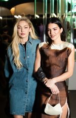 GIGI HADID and KENDALL JENNER Out at Milan Fashion Week 02/23/2023