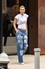 GIGI HADID Heading to Tonight Show Starring Jimmy Fallon in New York 02/27/2023