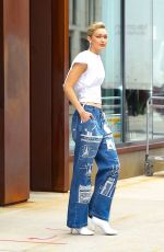 GIGI HADID Heading to Tonight Show Starring Jimmy Fallon in New York 02/27/2023
