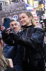 GIGI HADID in All Leather Outfit Out in New York 02/27/2023
