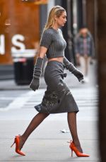 GIGI HADID leaves GMA Studios in New York 02/27/2023