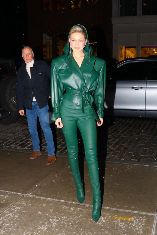 GIGI HADID Night Out After Her Appearance on Tonight Show Starring Jimmy Fallon 02/27/2023