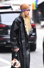 GIGI HADID Out and About in New York 02/21/2023