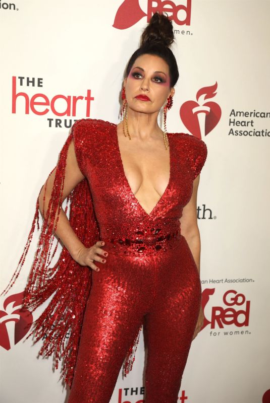 GINA GERSHON at American Heart Association’s Red Dress Collection Concert in New York 02/01/2023