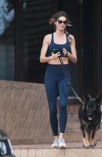 GISELE BUNDCHEN Out Jogging with Her Dog in Miami 02/08/2023