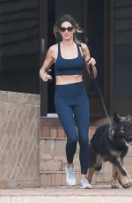 GISELE BUNDCHEN Out Jogging with Her Dog in Miami 02/08/2023