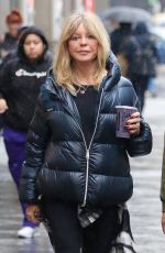 GOLDIE HAWN Out and About in New York 02/17/2023