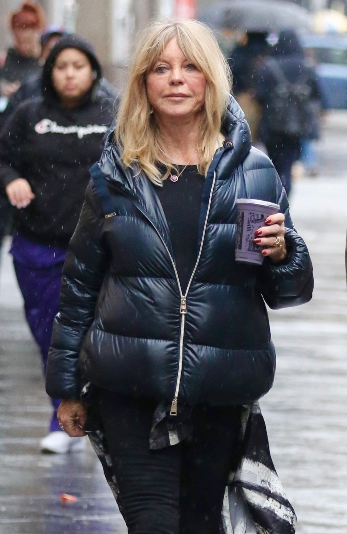GOLDIE HAWN Out and About in New York 02/17/2023 HawtCelebs