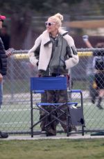 GWEN STEFANI at Her Son Football Game in Los Angeles 02/18/2023