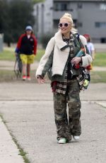 GWEN STEFANI at Her Son Football Game in Los Angeles 02/18/2023