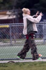 GWEN STEFANI at Her Son Football Game in Los Angeles 02/18/2023