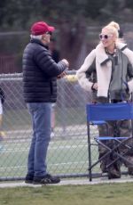 GWEN STEFANI at Her Son Football Game in Los Angeles 02/18/2023