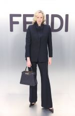 GWENDOLIN CHRISTIE at Fendi Fashion Show at MFW in Milan 02/22/2023