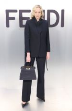 GWENDOLIN CHRISTIE at Fendi Fashion Show at MFW in Milan 02/22/2023