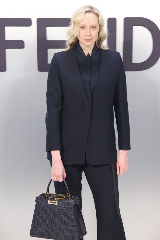 GWENDOLIN CHRISTIE at Fendi Fashion Show at MFW in Milan 02/22/2023