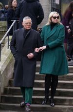 GWENDOLIN CHRISTIE at Memorial Service to Honour and Celebrate the Life of Vivienne Westwood in London 02/16/2023