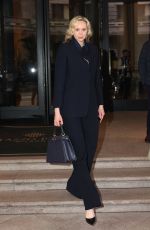 GWENDOLINE CHRISTIE Out at Milan Fashion Week in Milan 02/22/2023
