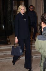 GWENDOLINE CHRISTIE Out at Milan Fashion Week in Milan 02/22/2023