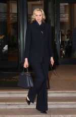 GWENDOLINE CHRISTIE Out at Milan Fashion Week in Milan 02/22/2023